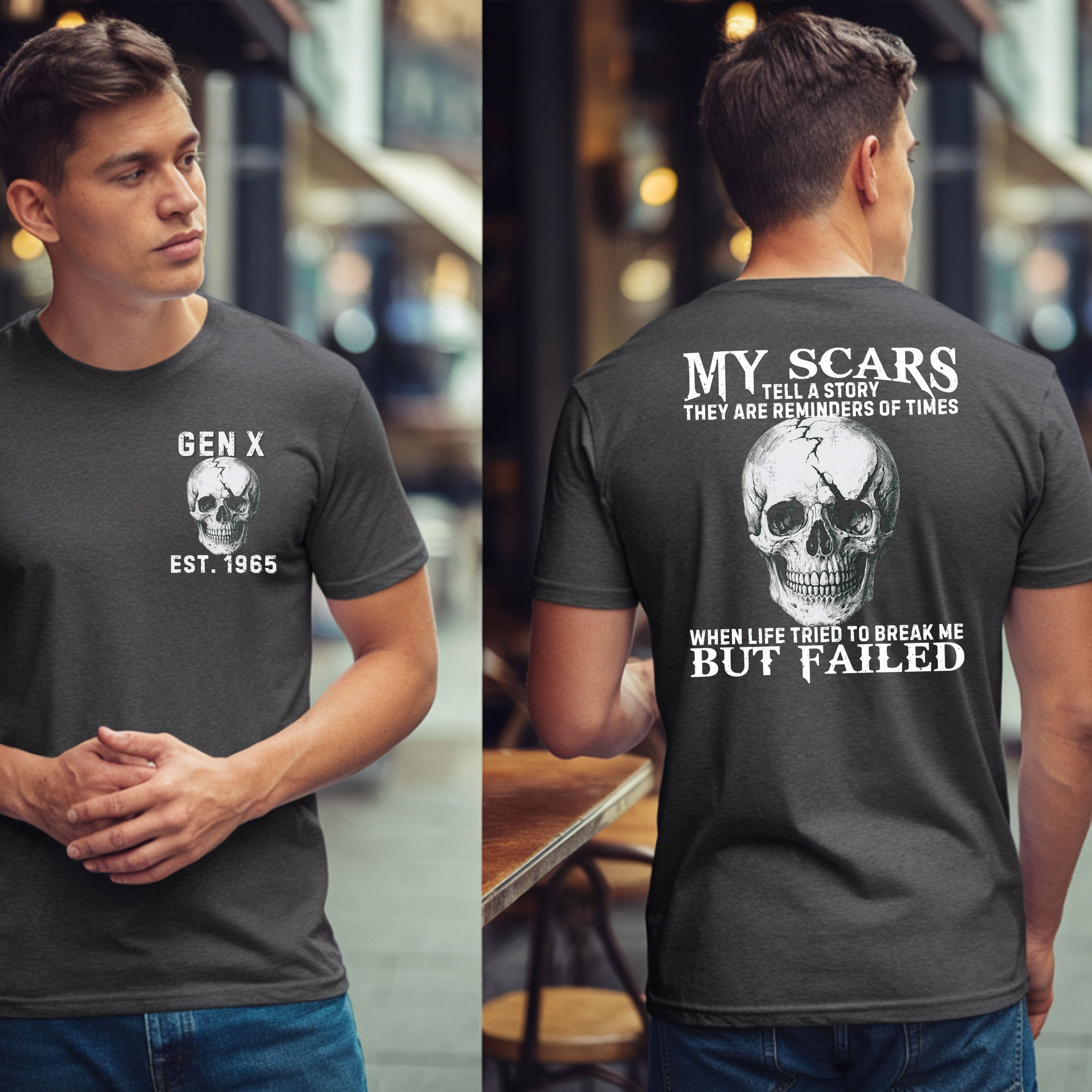 Gen X Custom Year T-Shirt : My scare tell a story