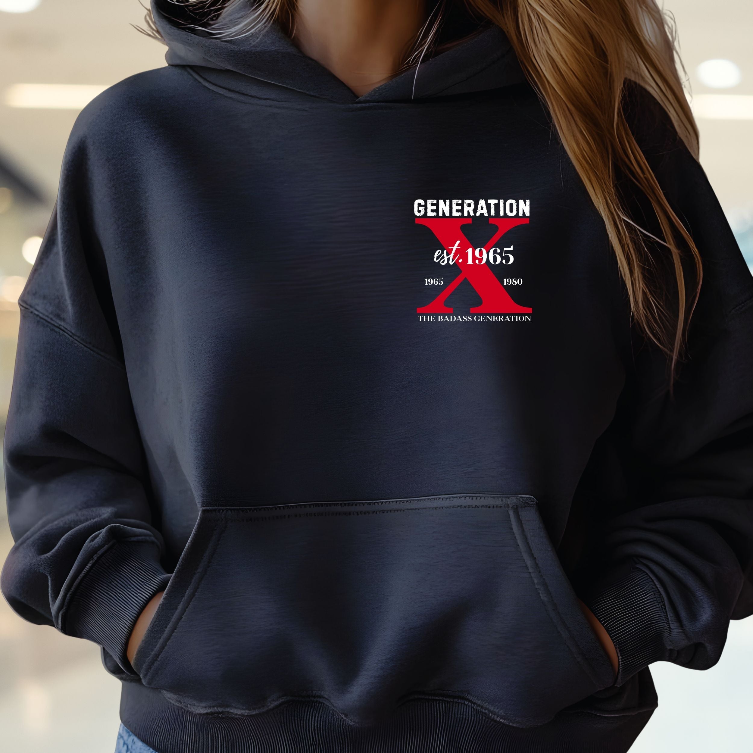 Gen X Custom Year Hoodie : Before all you sissies were born