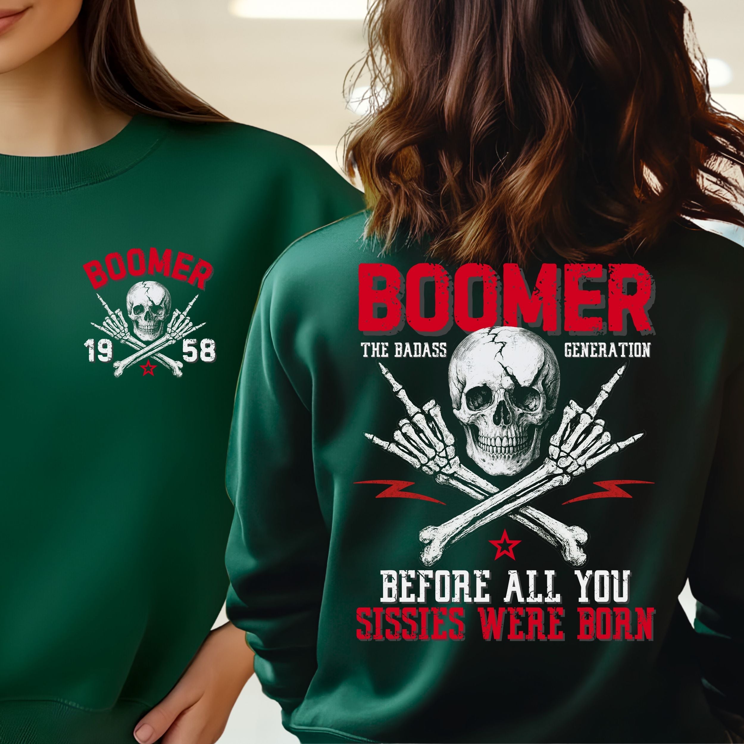 Boomer Custom Year Sweatshirt - Before all you sissies were born
